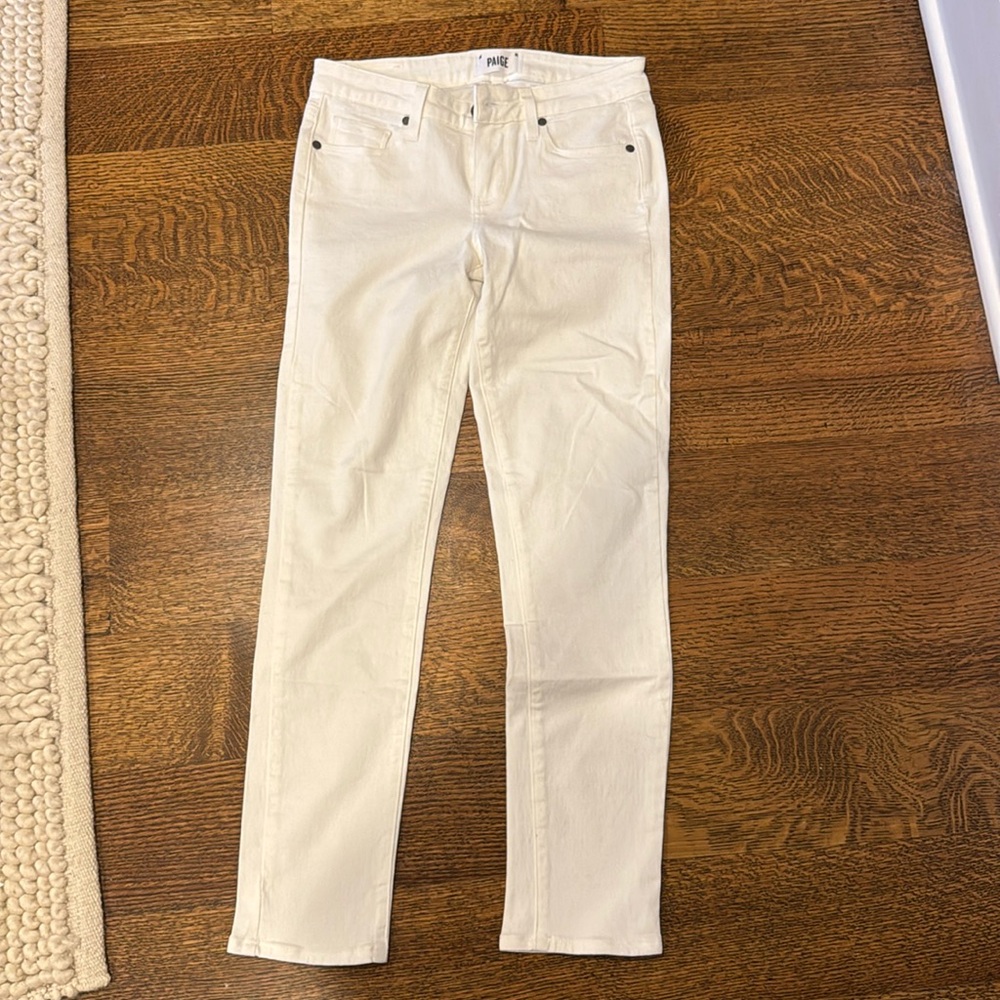 Paige | White Skinny Jeans